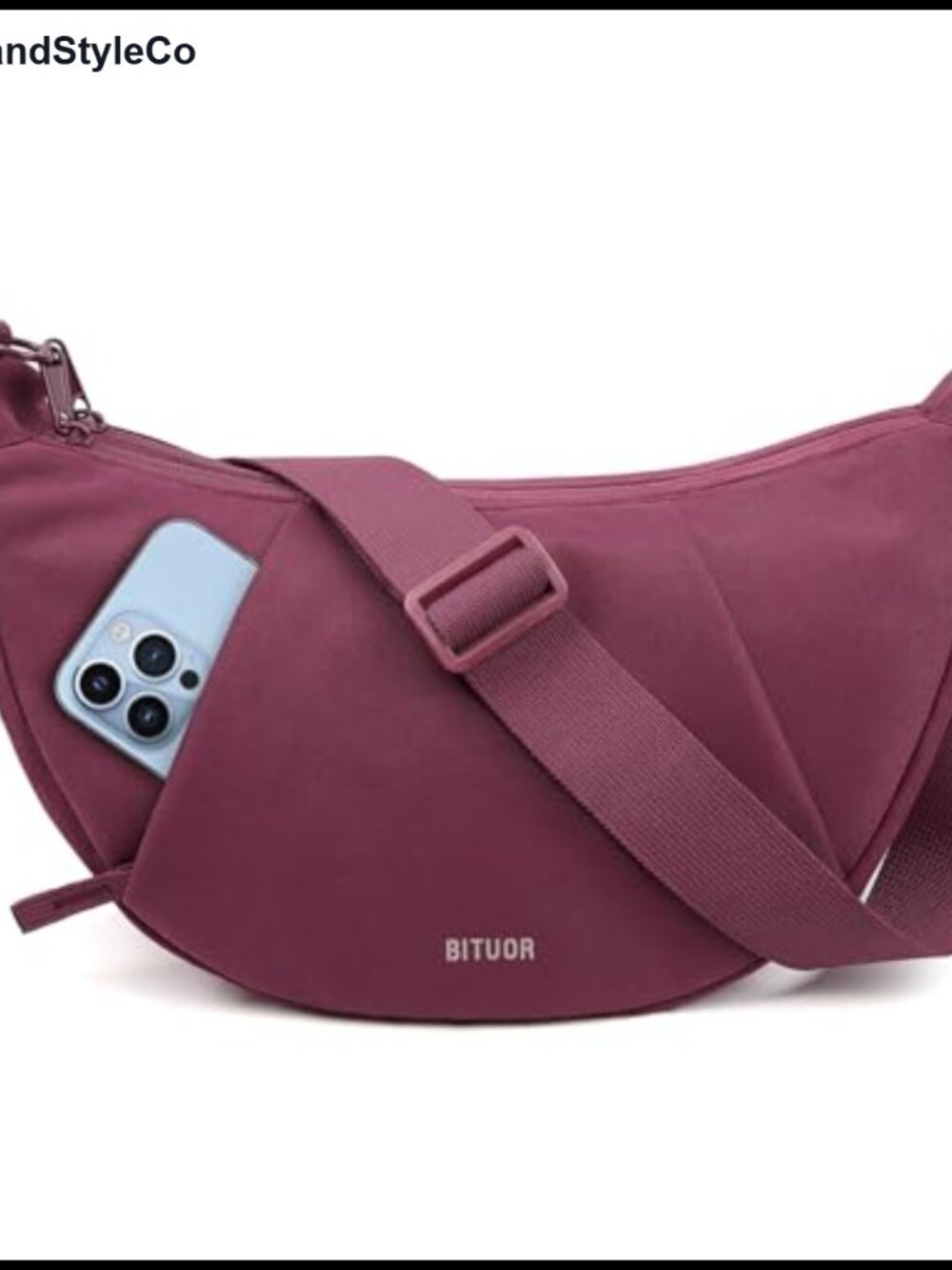 Anti-Theft Crossbody Bag Women Nylon Water-Resistant Adjustable Strap
